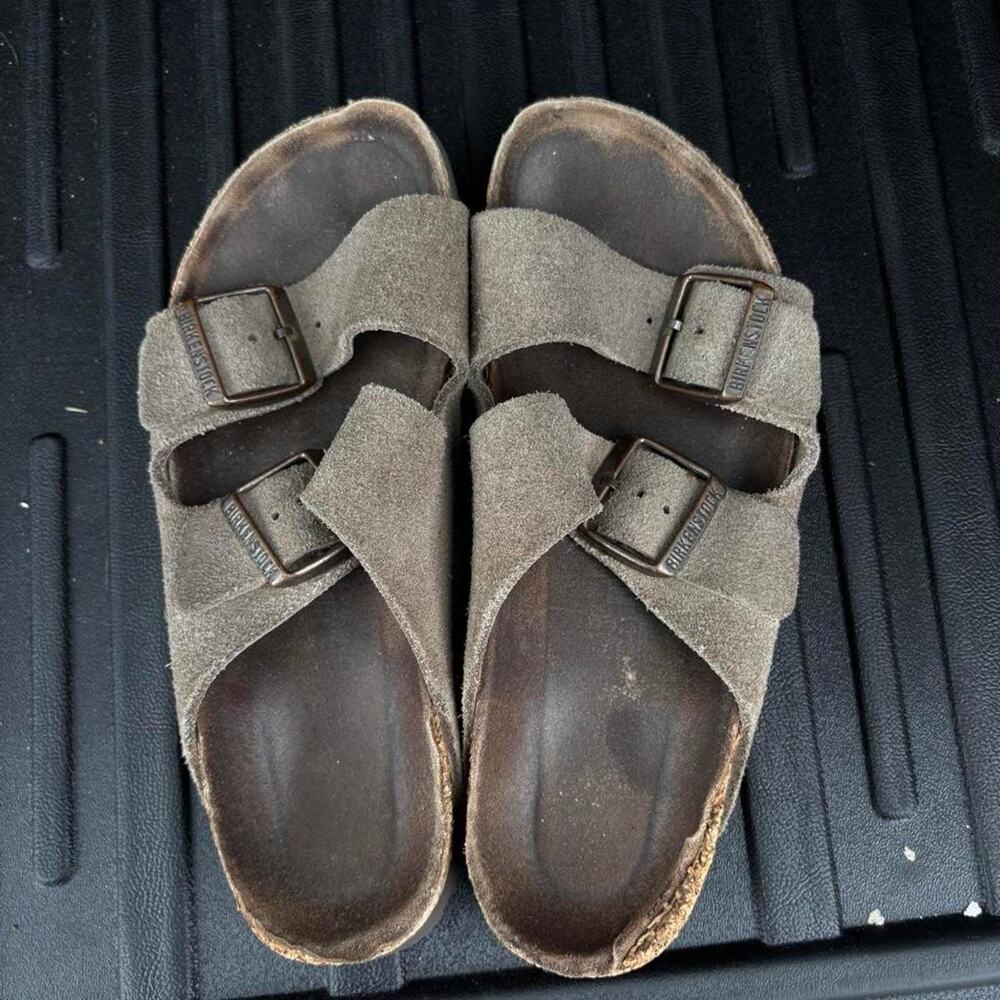 Y2k 00s birkenstock arizona brown